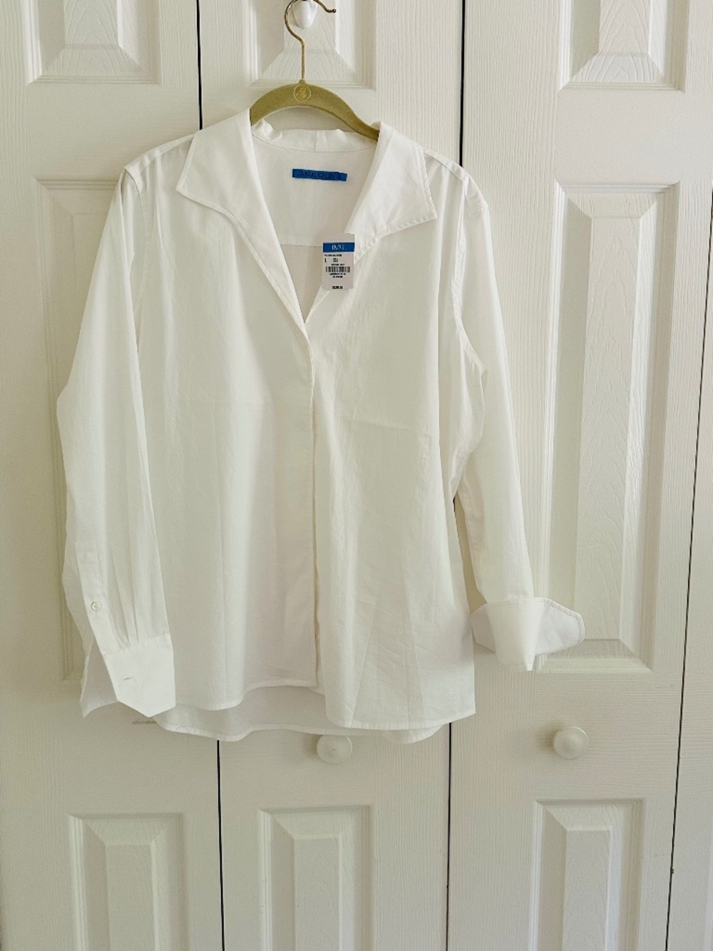 J McLaughlin white blouse